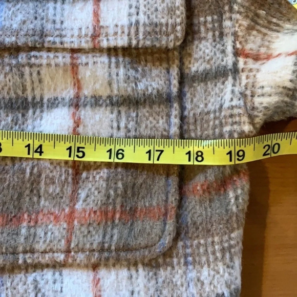 Timing Long Plaid Button Down Shacket - Picture 11 of 13